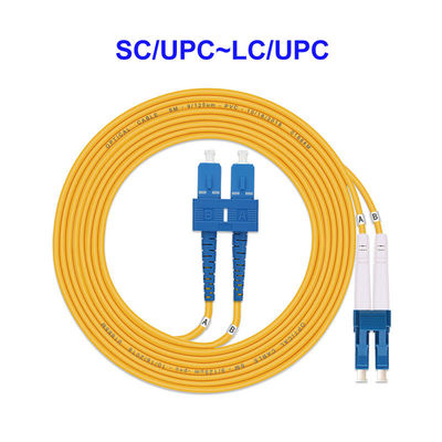 Einmodenfaser-Verbindungskabel Sc UPC LC UPC